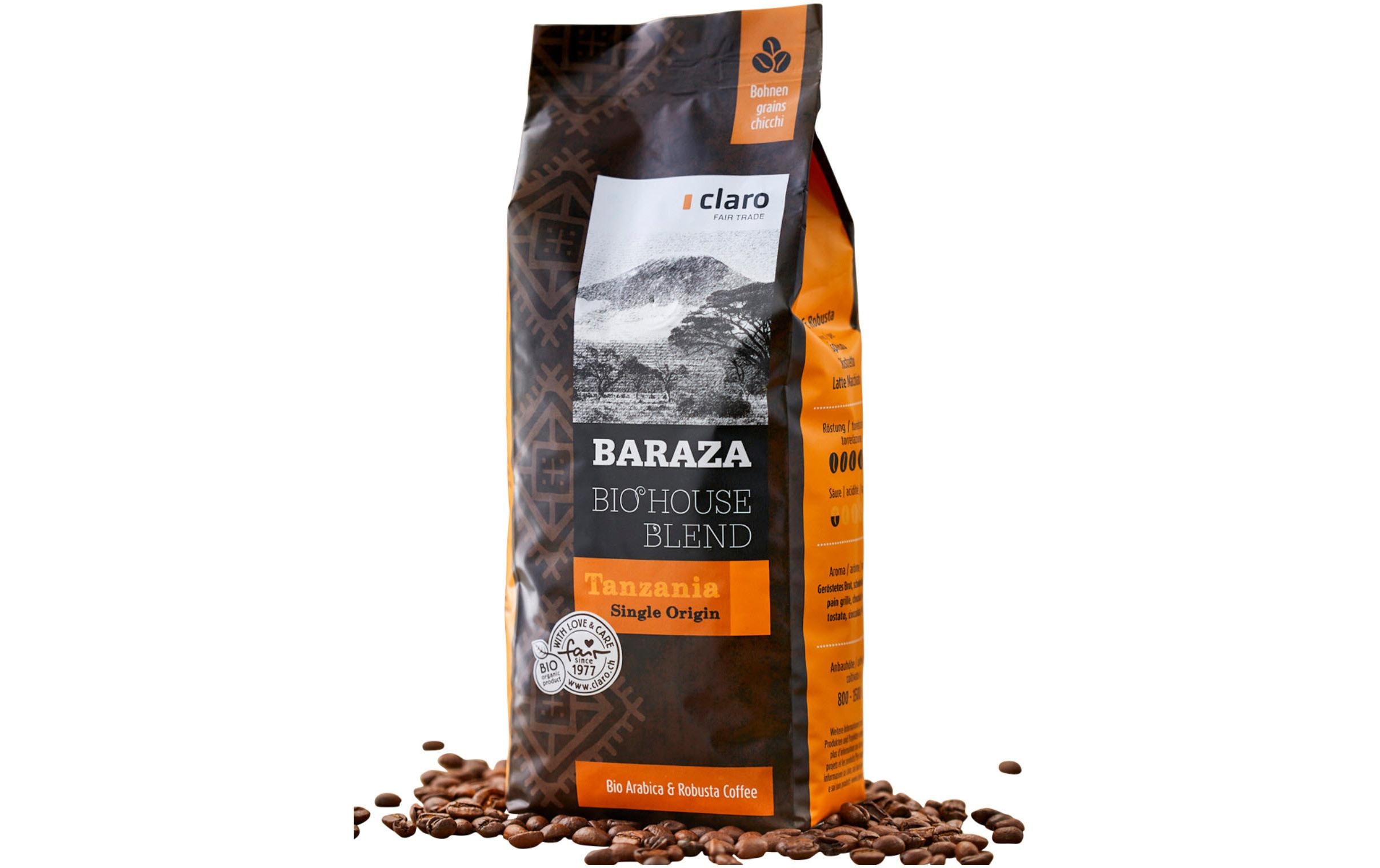 Kaffeebohnen Baraza 500 gFeinster und nachhaltiger Kaffeegenuss