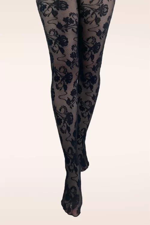 Pamela Mann Fleur Lace panty in zwart