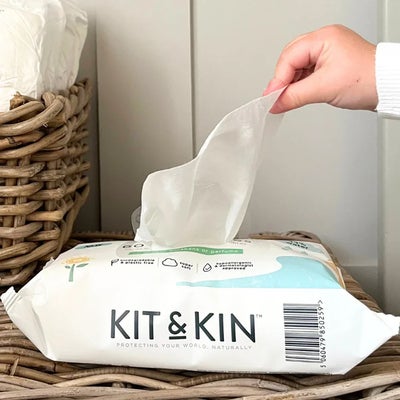 Kit & Kin Våtservietter 60-Pakk