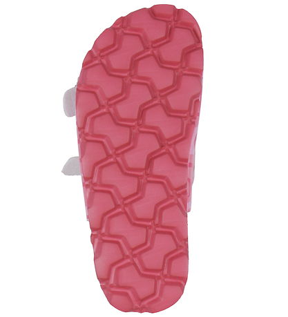 Superfit Sandalen - Fussbett-Slipper - Pink m. Herzen