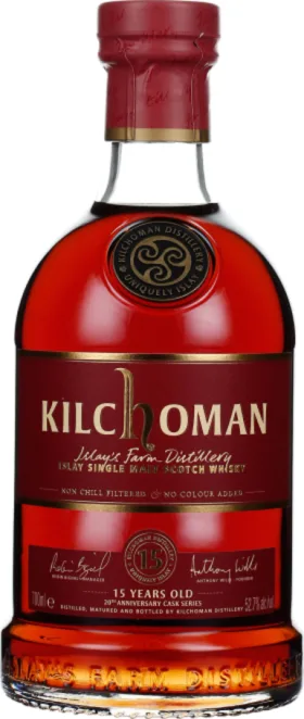 KILCHOMAN 15 YEARS EX-SHERRY BUTTS 70CL