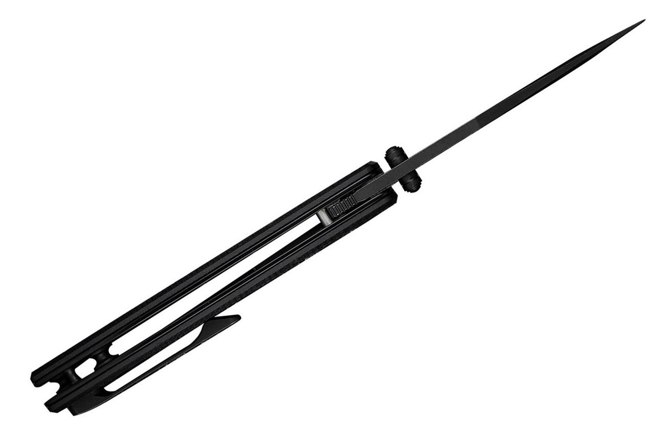 Civivi Clingman C23065-1 Black Stonewashed Nitro-V Black G10, zakmes, Taylor Martin design