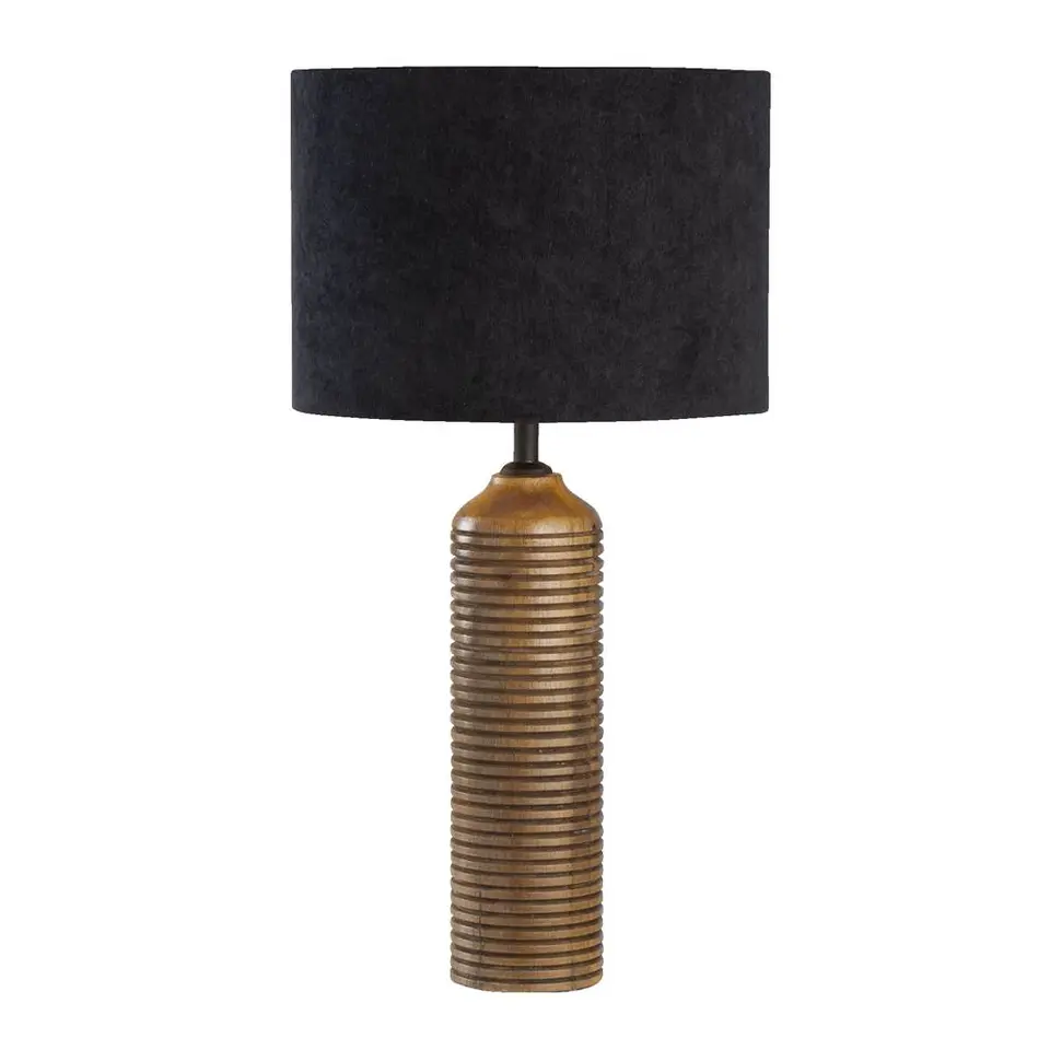 Voet tafellamp Bali - naturel - 33xØ10 cm