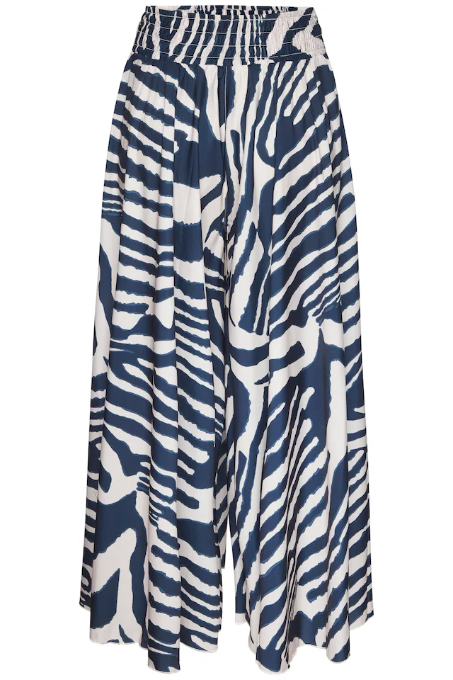 LASCANA Hosenrock mit Alloverdruck, Culotte, extraweites Bein