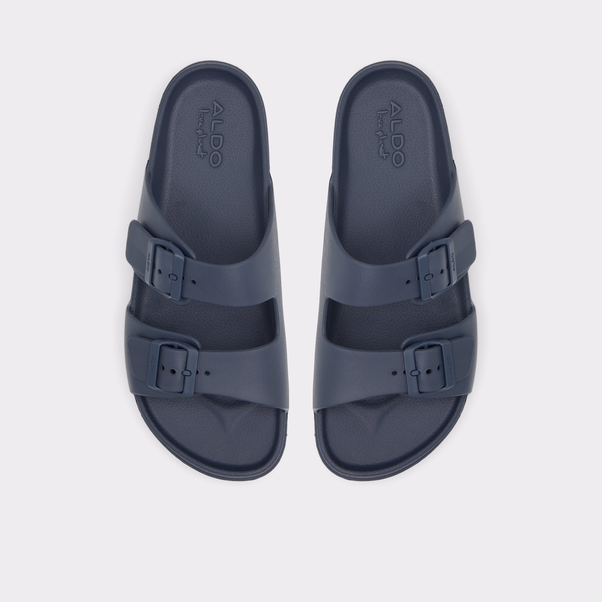 Hideo Navy Men Slides
