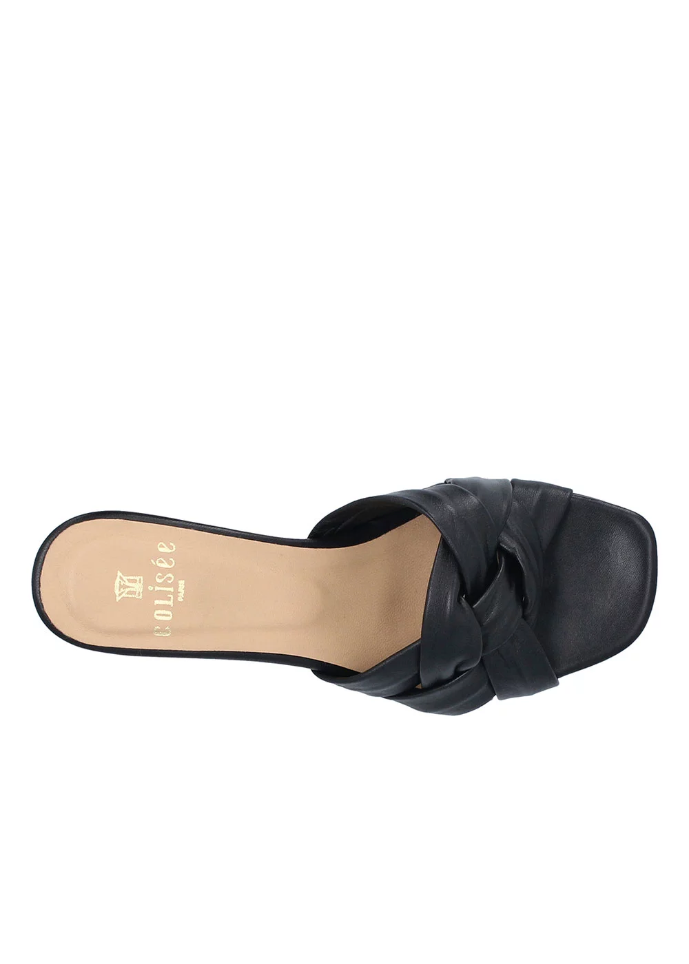 MULE REINETTE CUIR NOIR