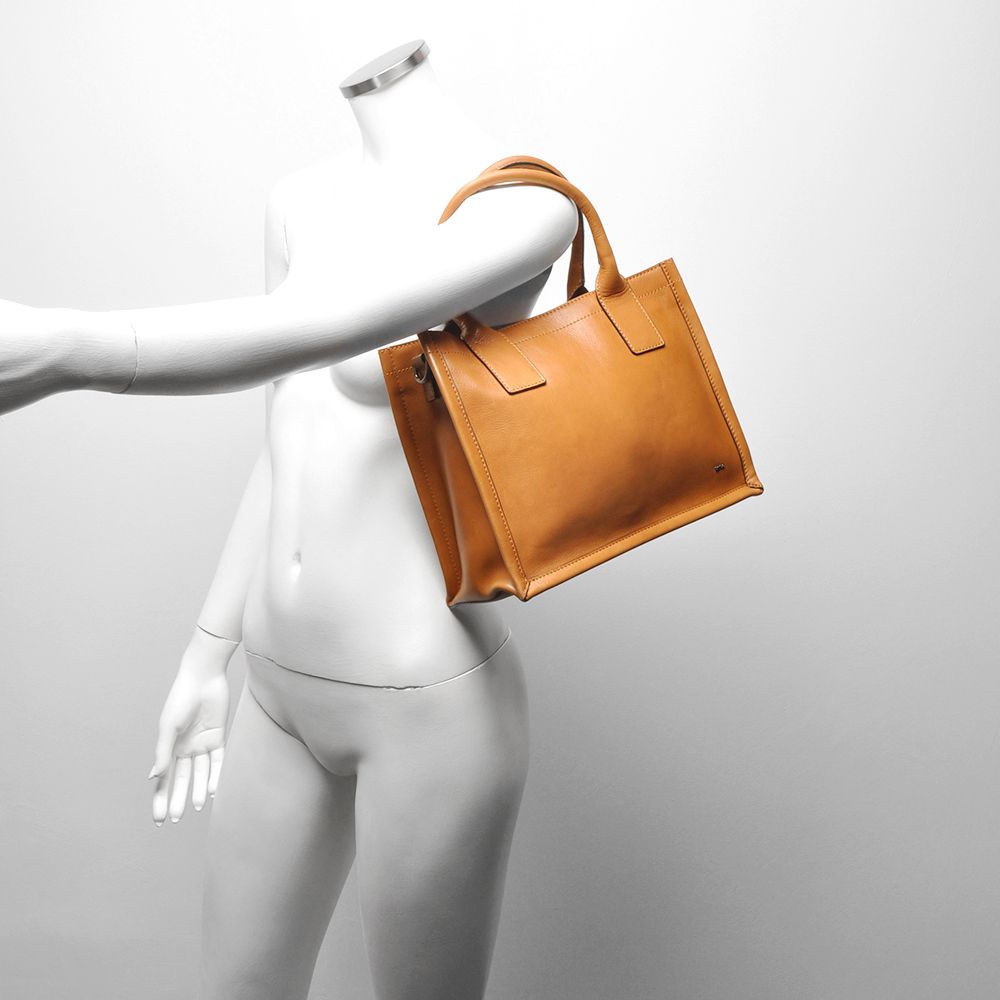 Berba Icons Handtas Tote Medium Cognac