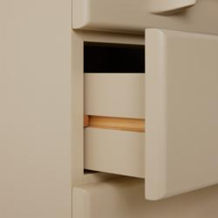 HKliving Chest of 6 ladekast Cream