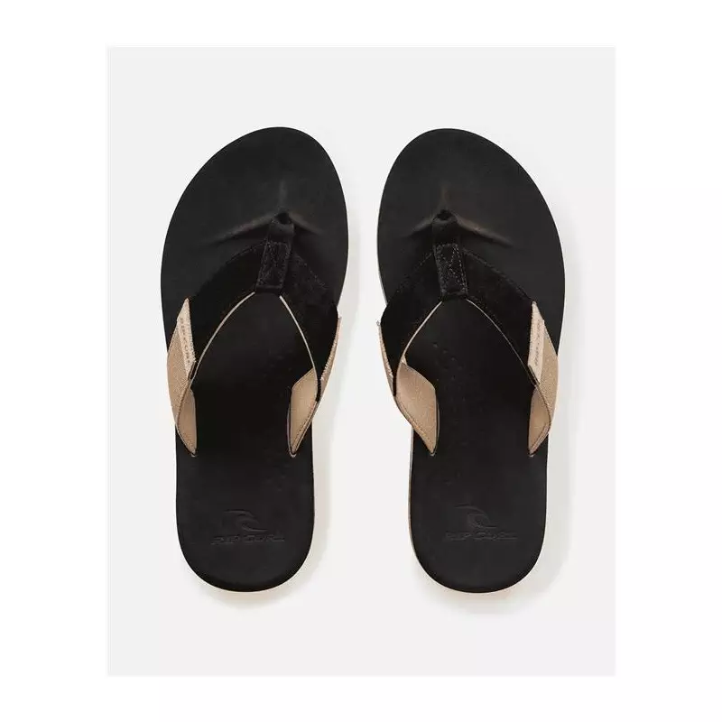 Tongs RIPCURL Oxford Open Toe Black/Tan