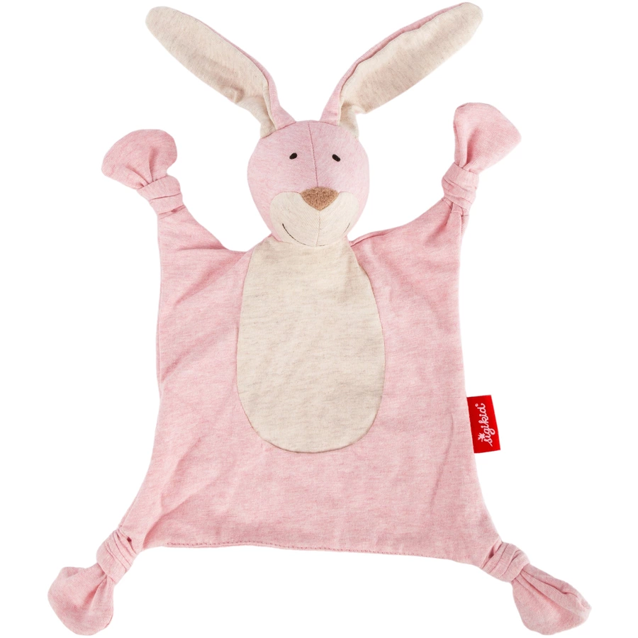 sigikid® Schnuffeltuch Hase Yellow rosa
