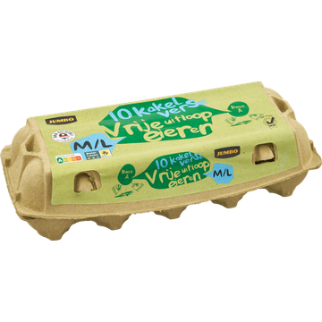 Jumbo Vrije Uitloop Eieren M/L 10 Stuks