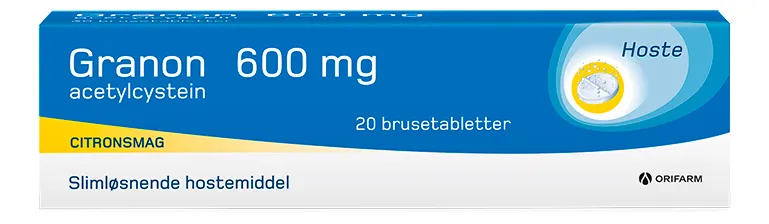 Granon 600 mg - 20 brusetabletter