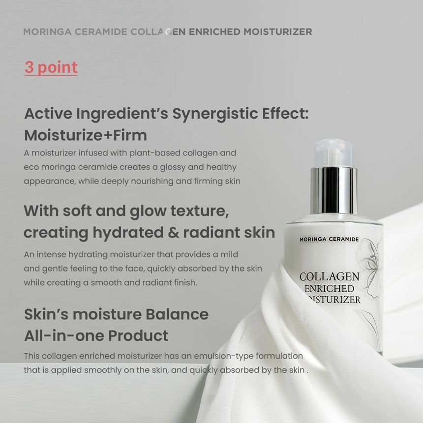 heimish - Moringa Ceramide Collageen Verrijkte Hydraterende Crème