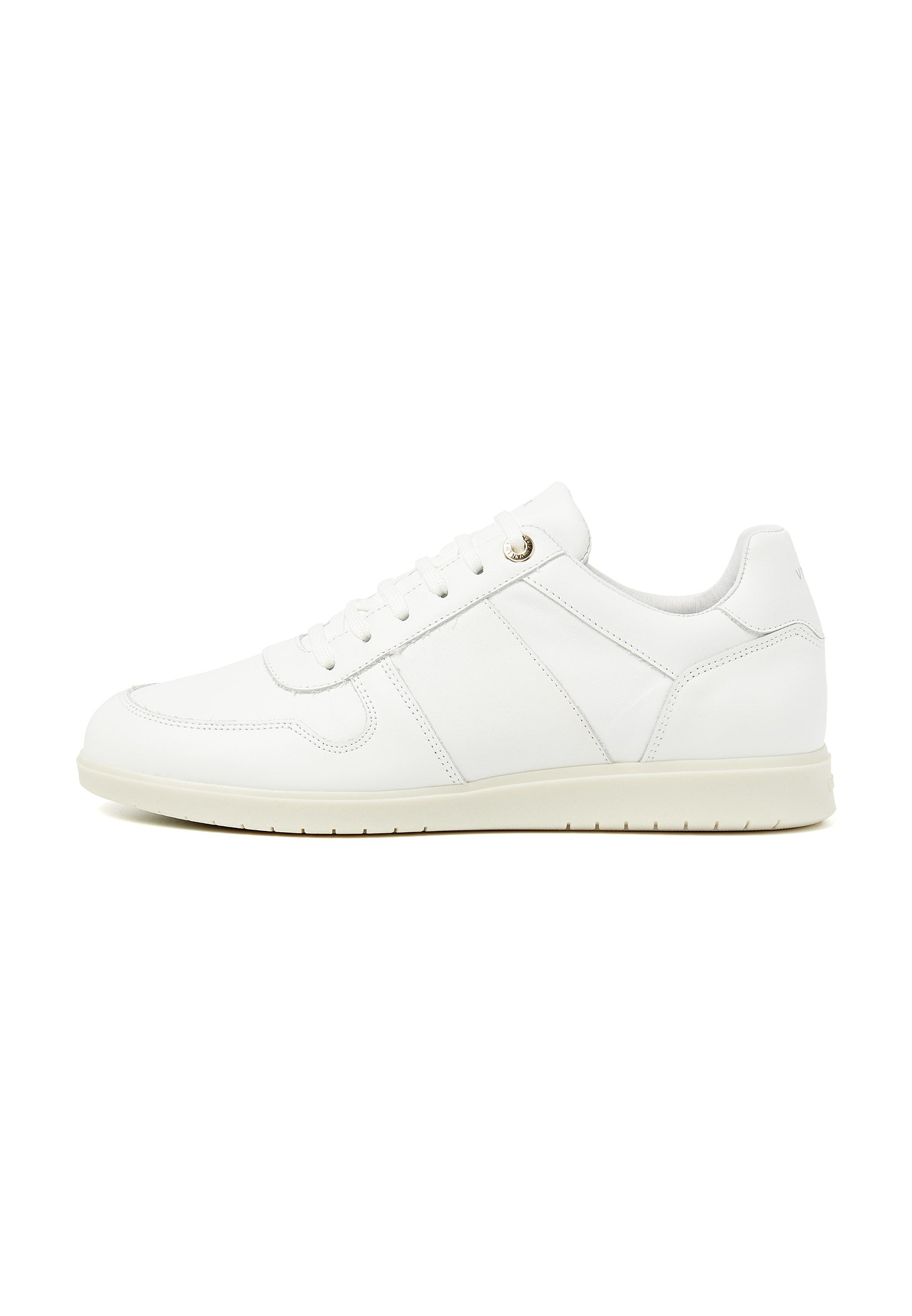 Wit gladleren Mercato sneaker