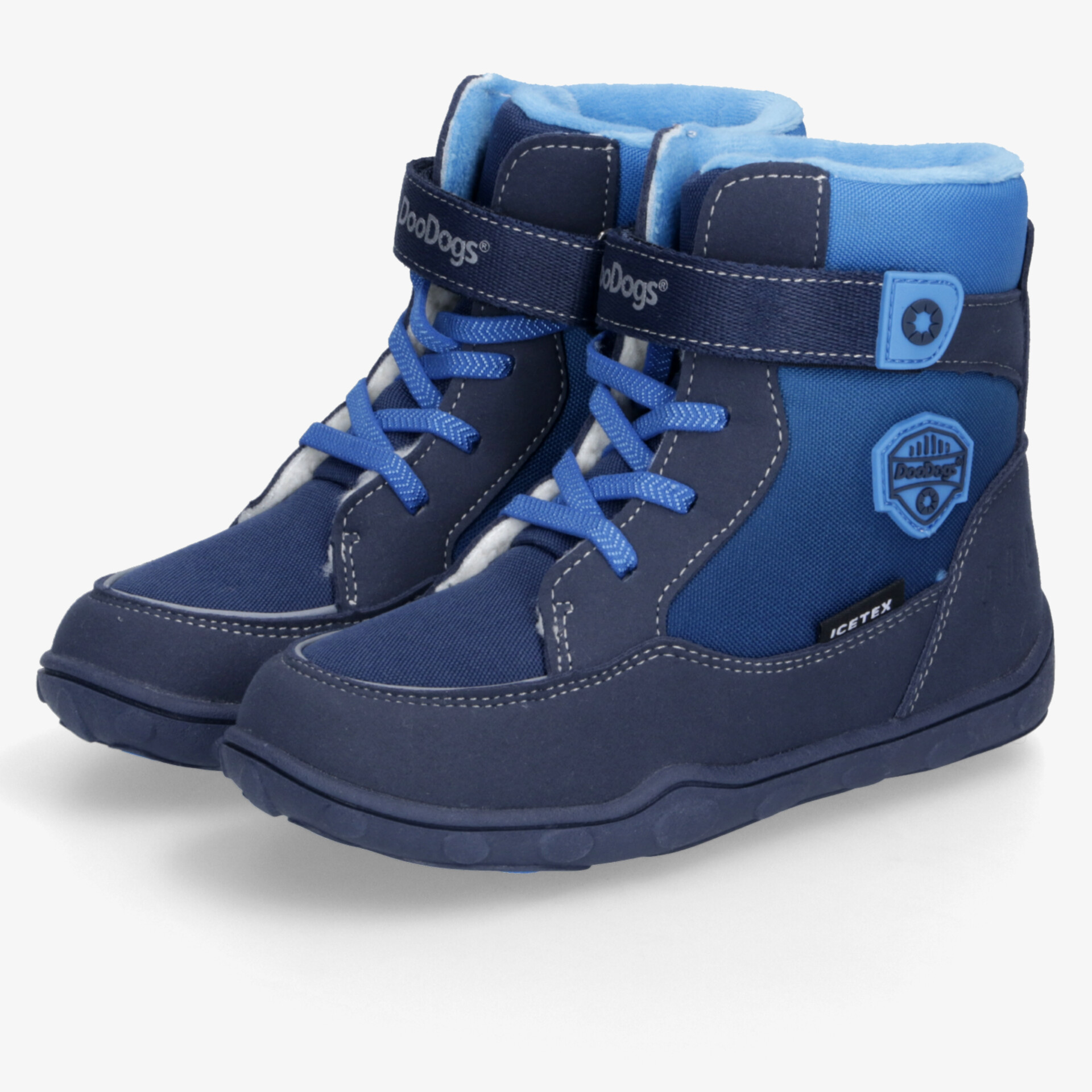 DooDogs Kinder Winterstiefel blau
