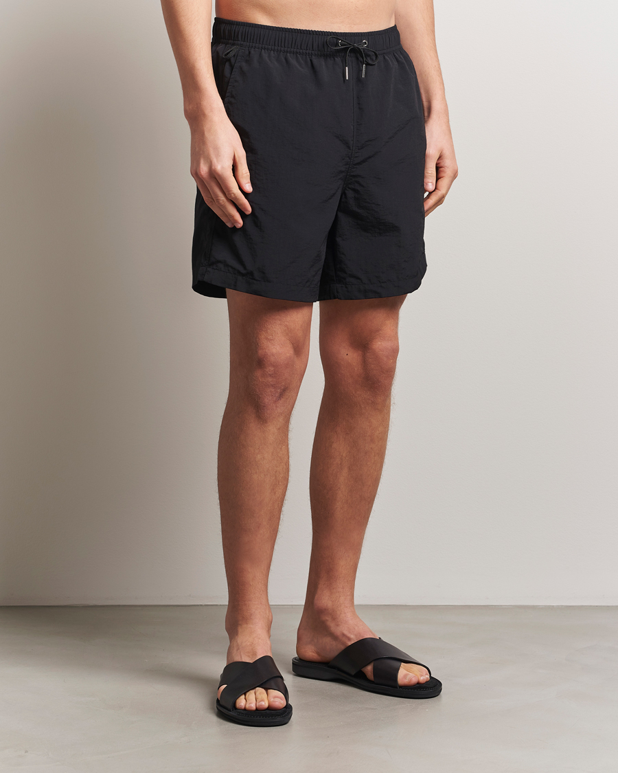 CDLP Dry Nylon Poplin Swim Trunks Black