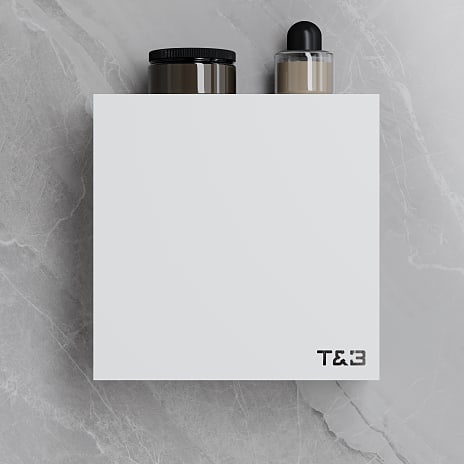 T&B hylde - mat hvid