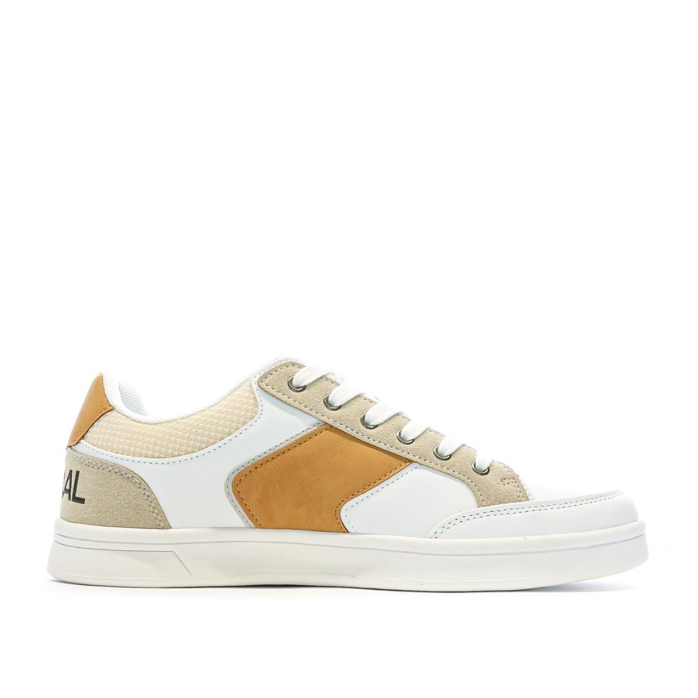 Kaporal Baskets Blanche/Camel Homme Kaporal Draglow