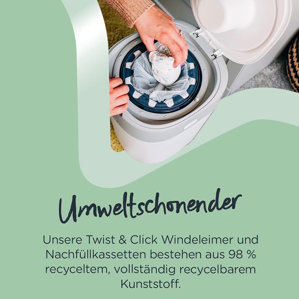 Tommee Tippee Windeleimer Twist & Click Sangenic Tec Starterset