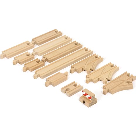 BRIO Startpakke med skinner, 13 dele - 33394