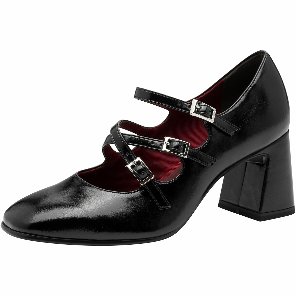 TAMARIS<br>Sapatos com tira dupla e salto