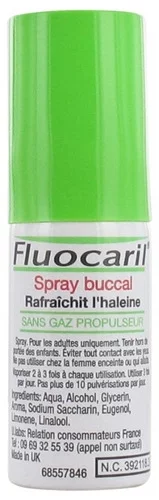 Fluocaril Spray Buccal - Haleine fraîche longue durée - 15ml
