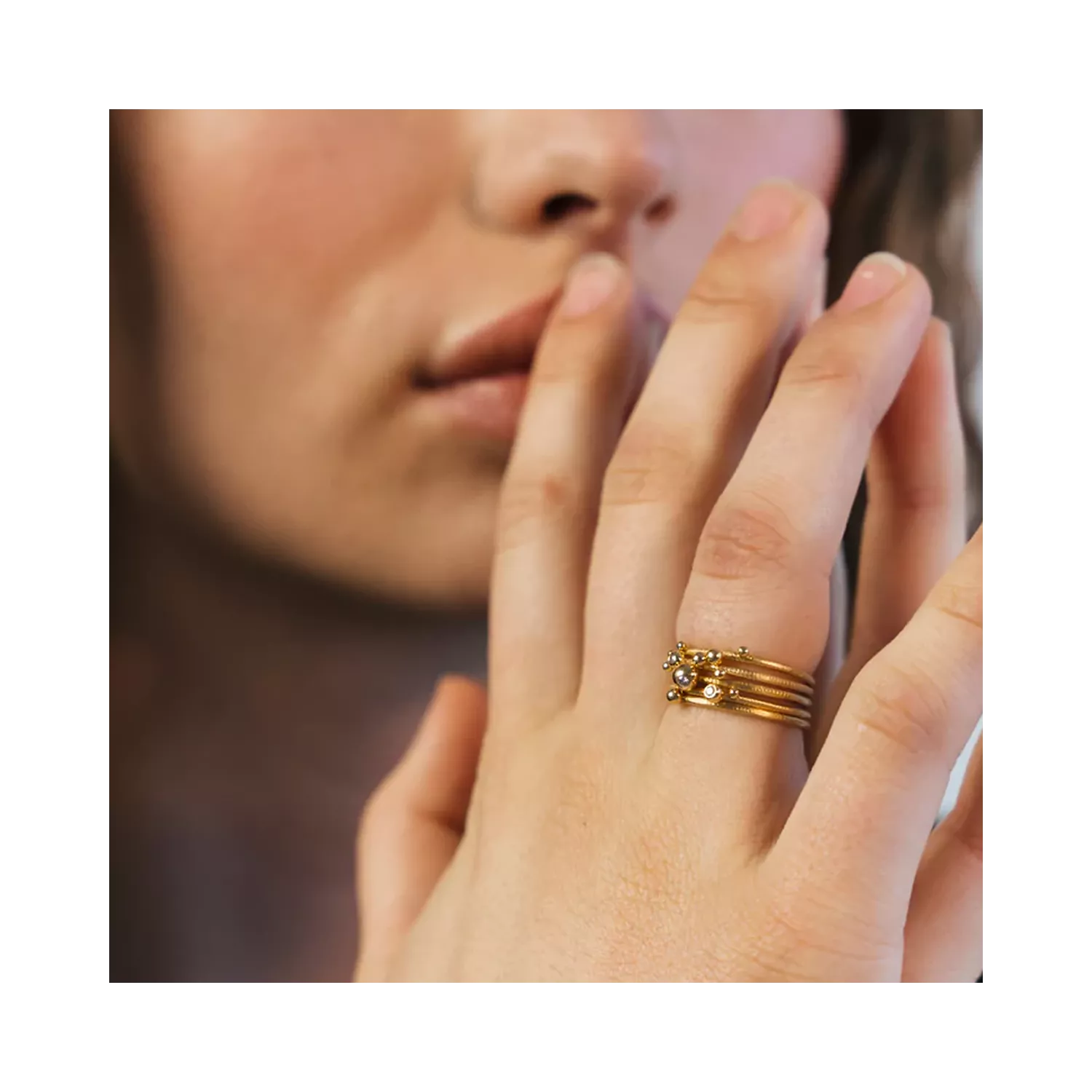 Dulong Delphis Ring 18 kt. Guld 0,13 ct. DEL3-A1250