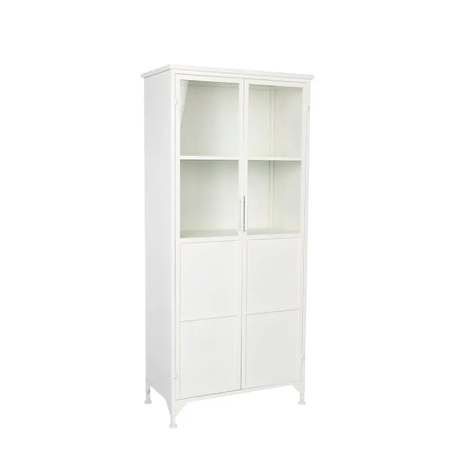 Housecraft Miya Kast/ Opbergkast Hoog Metaal Wit