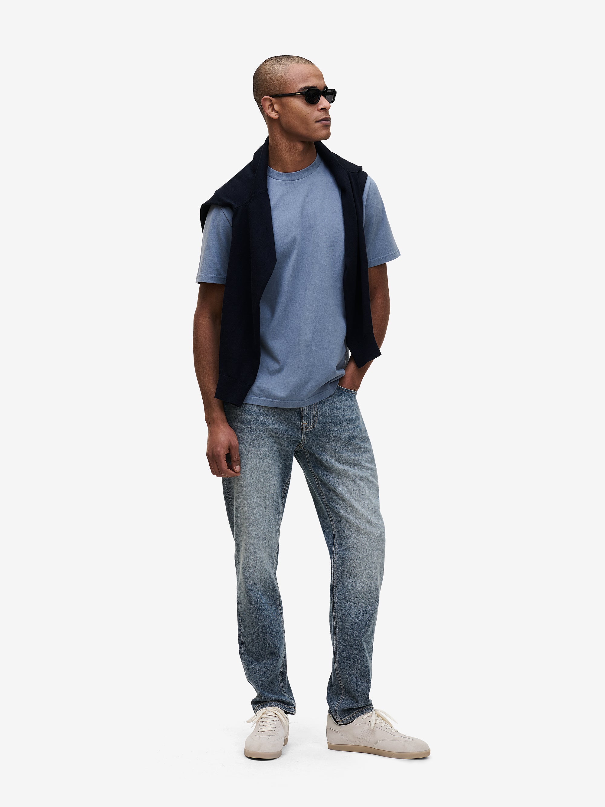 Tee Midweight Cotton TS90017-FBL