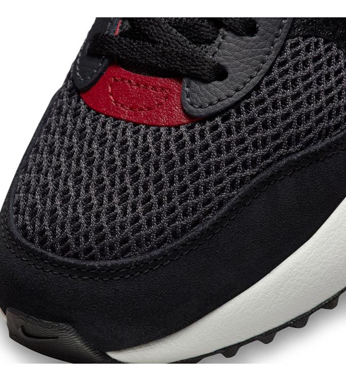 NIKE AIR MAX SYSTM BIG KIDS SHOES BLACK-TEAM-RED-ANTHRACITE-SUMM