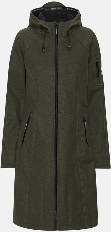 Ilse Jacobsen - RAIN37L-410 - Regenjas - Legergroen - Softshell
