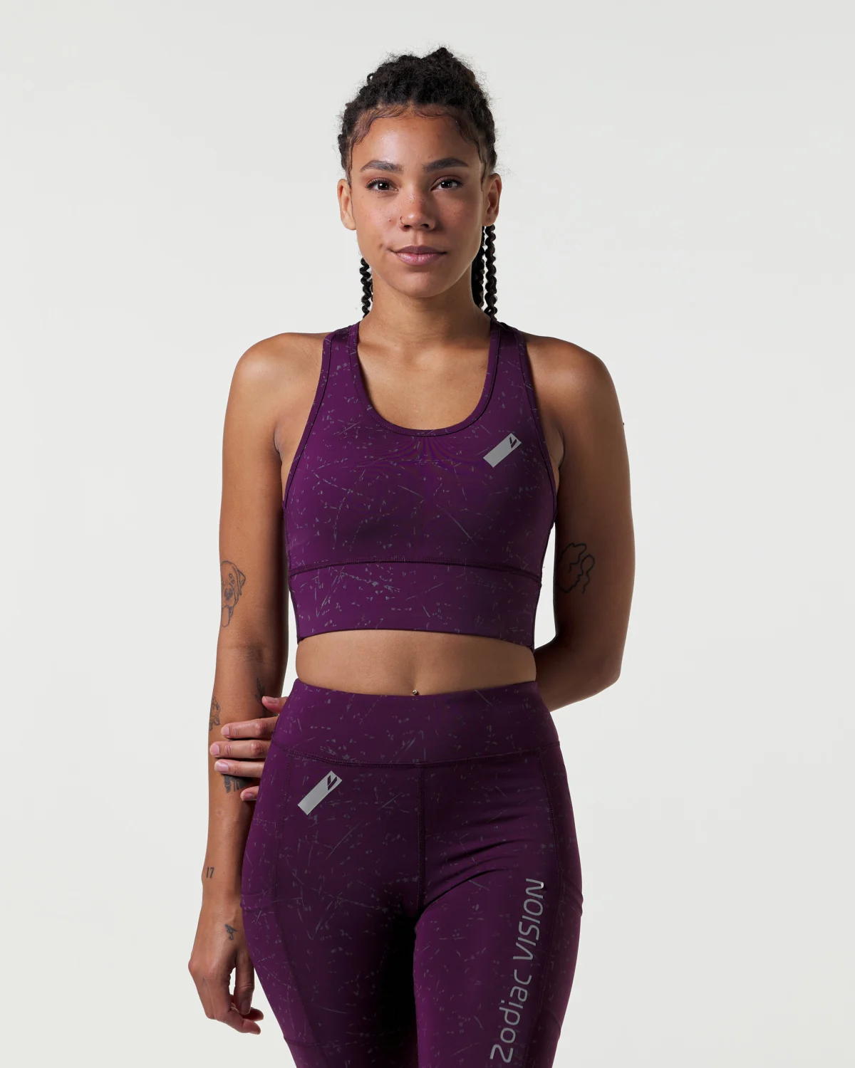 LEVITY Zodiac Reflective Bra Optic Stardust