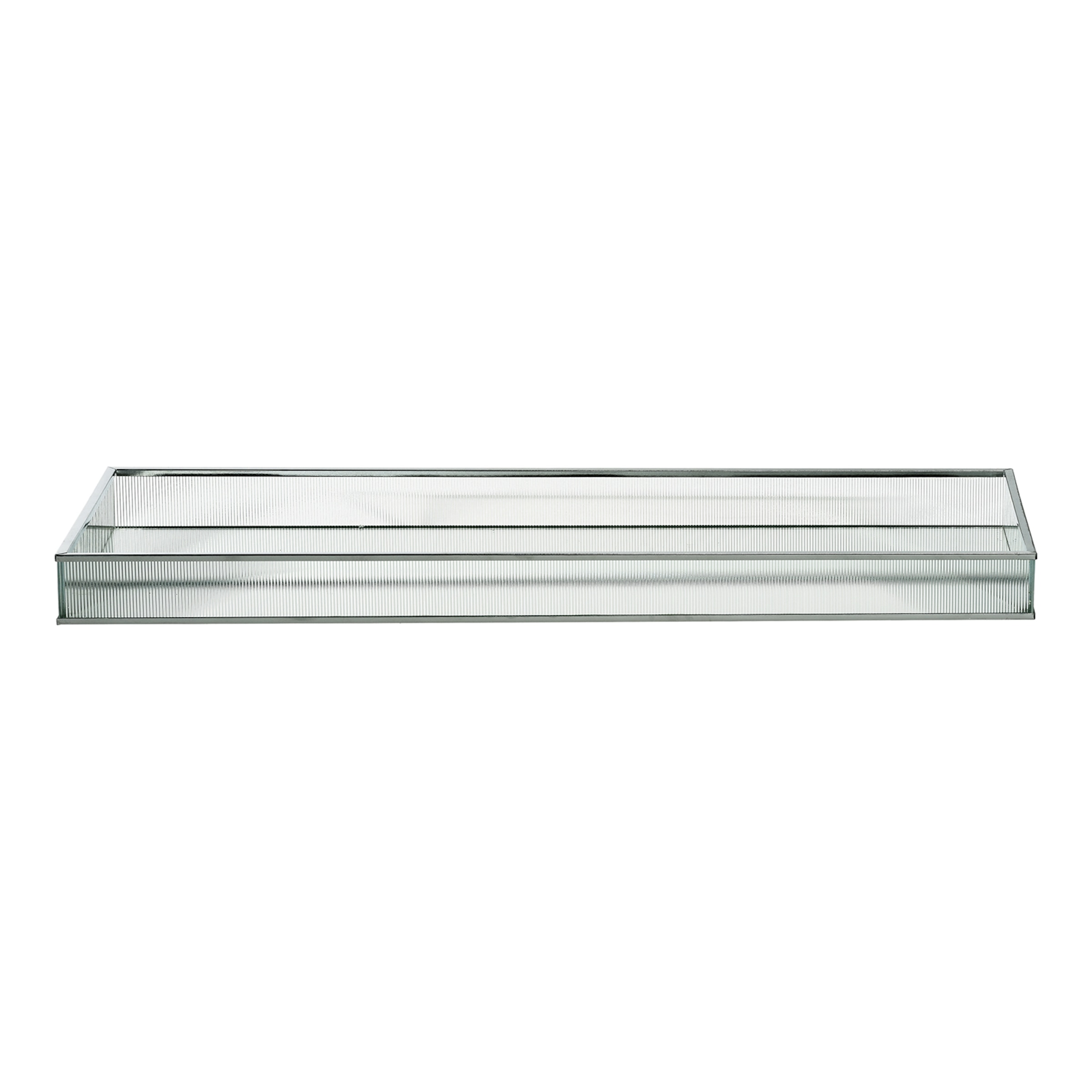 silber, L 50 x B 20 x H 3,5 cm