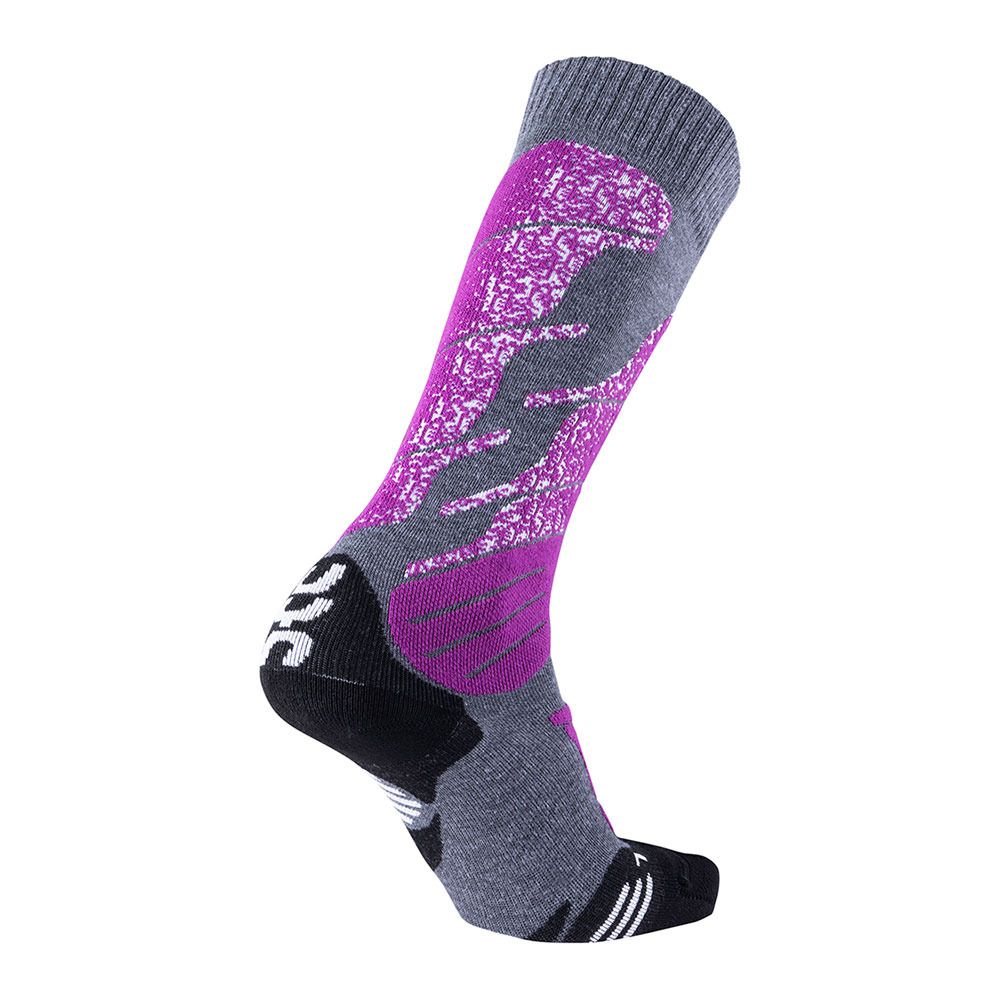 Uyn ALL MOUNTAIN - Chaussettes Femme medium grey melange/purple