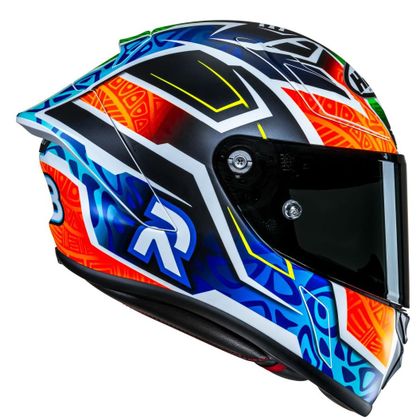 Casque Hjc RPHA 1 - BINDER REPLICA 24 - Orange / Bleu
