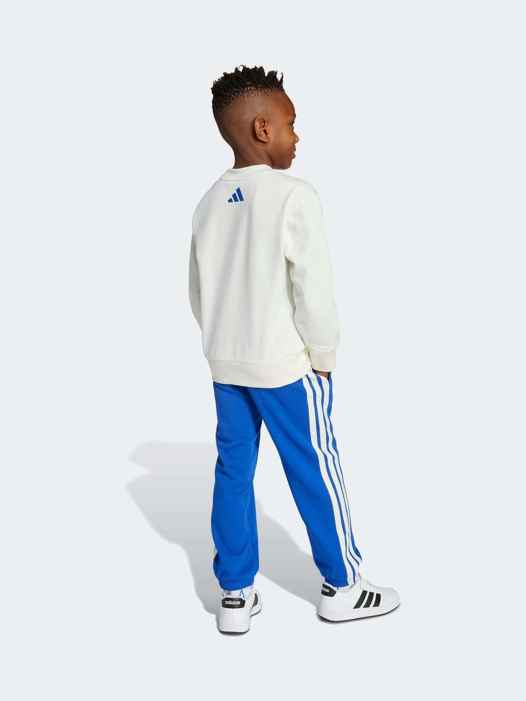 adidas Essentials Adiraptor Fleece Jogger and Hoodie Set Little Kids