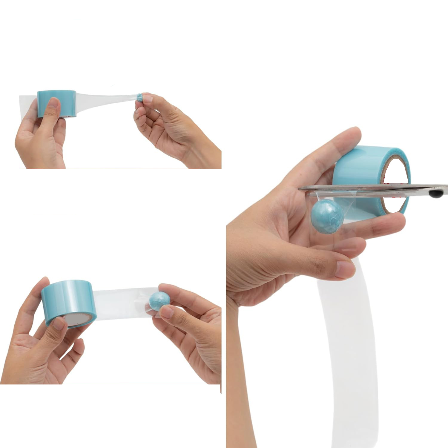 (48x85mm) Anti Stress Klebeband Dekompressions Fidget DIY Bastel Sticky Ball Tape - Assortiert