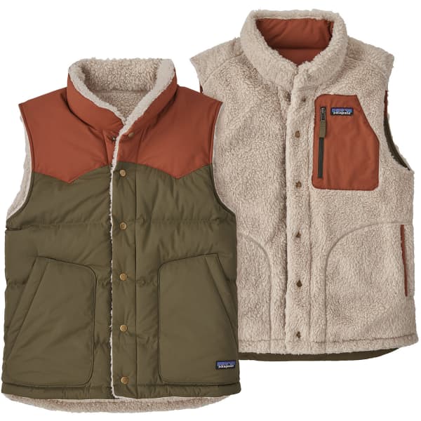 Veste PATAGONIA M'S REVERSIBLE BIVY DOWN VEST BASIN GREEN