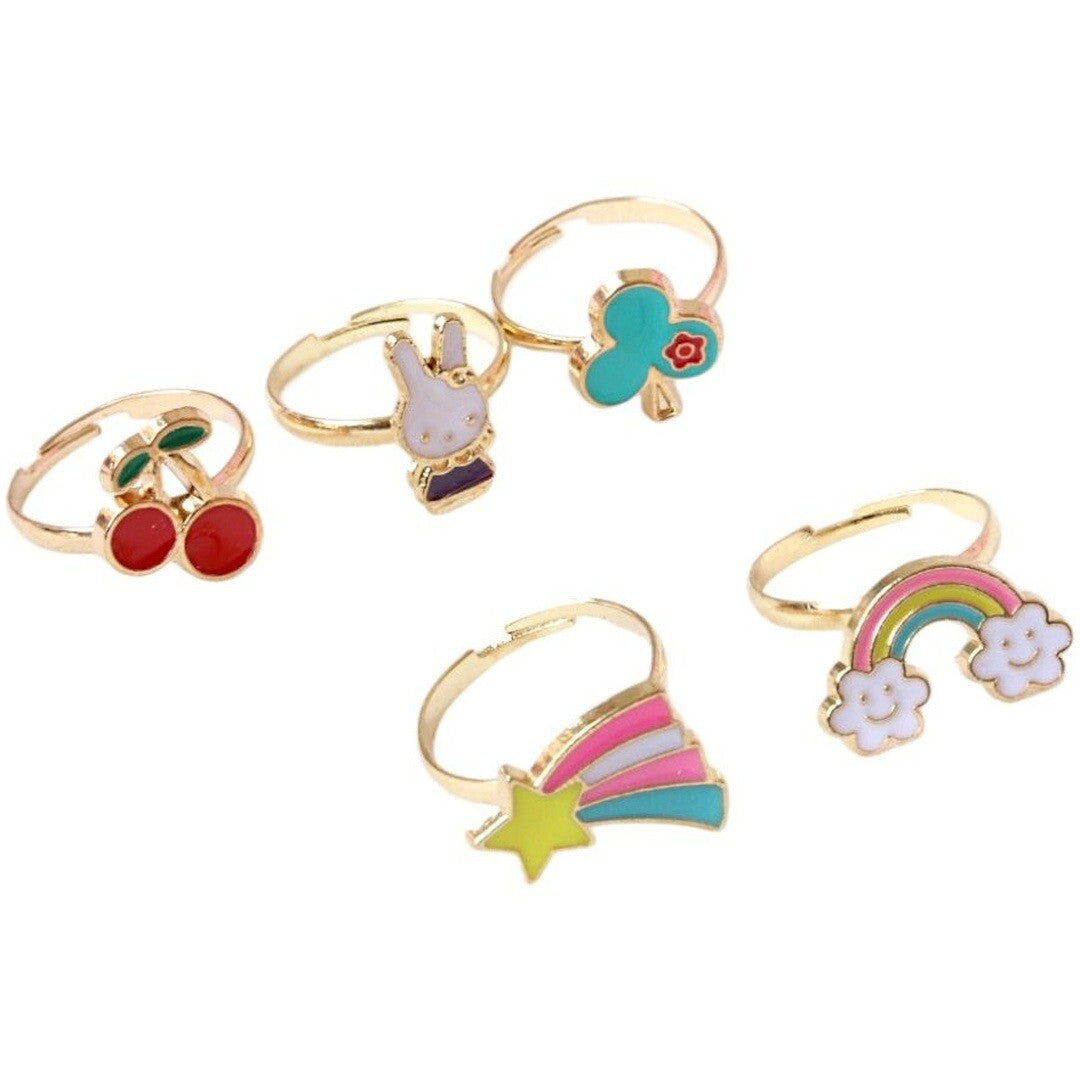 Le petit souk sieradendoosje ringen - 5st
