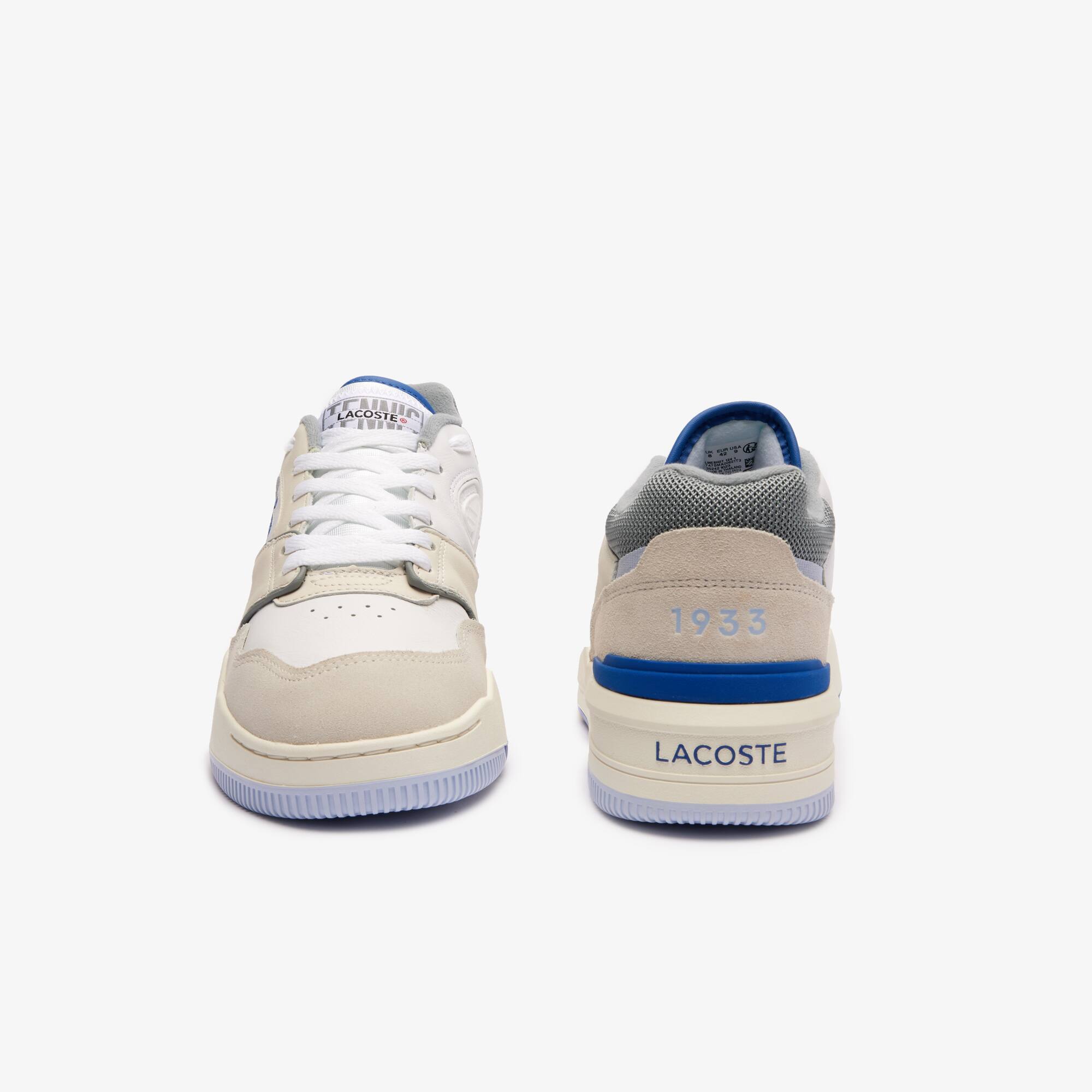 Herren-Sneakers Lineshot aus Leder mit Logo Sneakers - Blau - Lacoste - Herren
