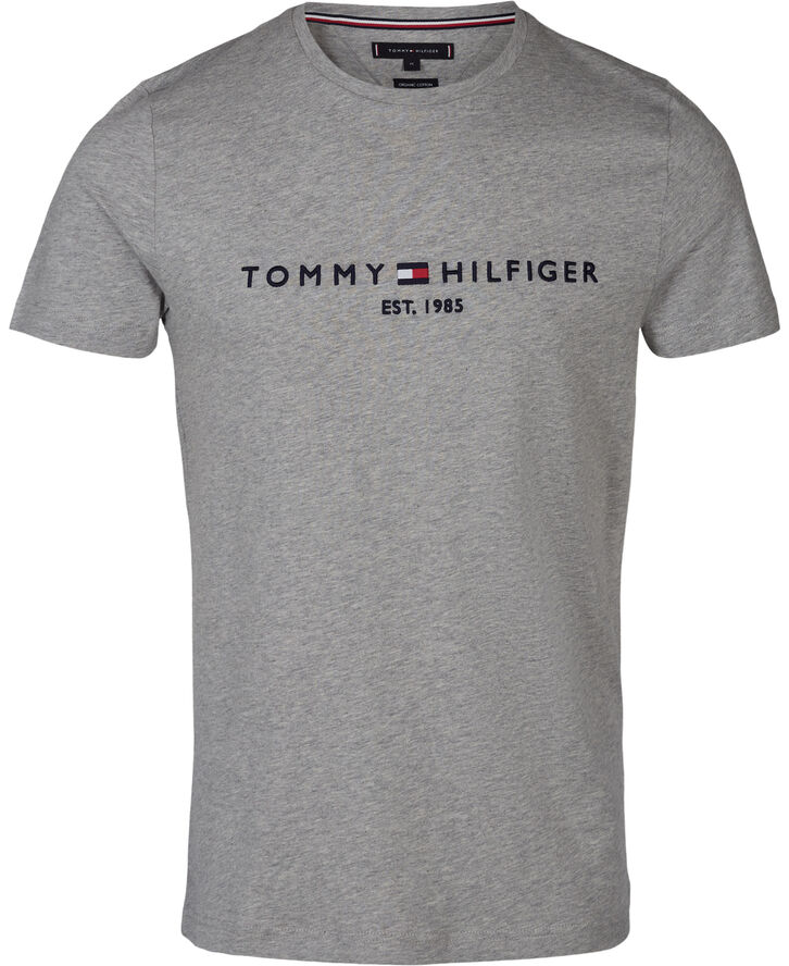 Tommy Hilfiger CORE TOMMY LOGO TEE Lilla