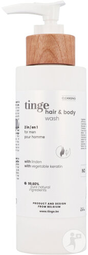 Tinge Gel Douche Corps Et Cheveux 2-En-1 Hommes Flacon Pompe 200ml