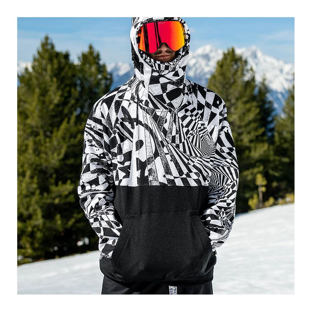 Volcom HYDRO RIDING - Sweat Homme black white