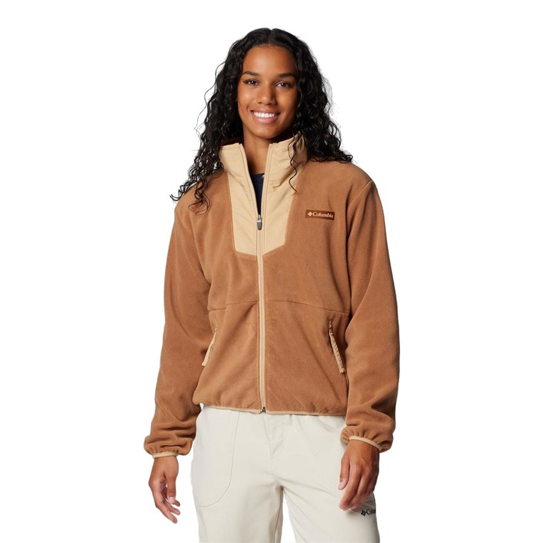 Columbia Sequoia Grove Full Zip Fleece Camel Brown, Canoe