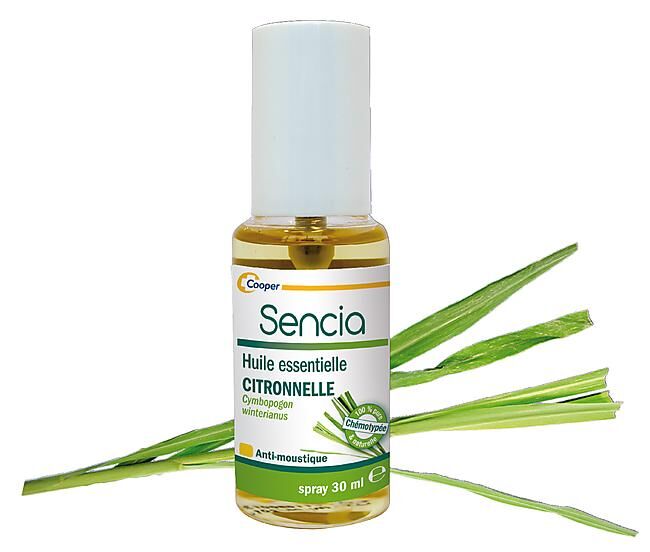 SENCIA - HUILE ESSENTIELLE DE CITRONNELLE 30 ML