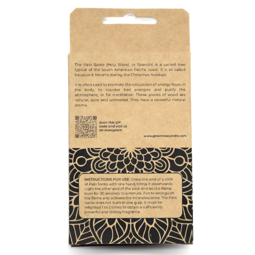 Green Tree Palo Santo heilig hout stokjes (50 gr)