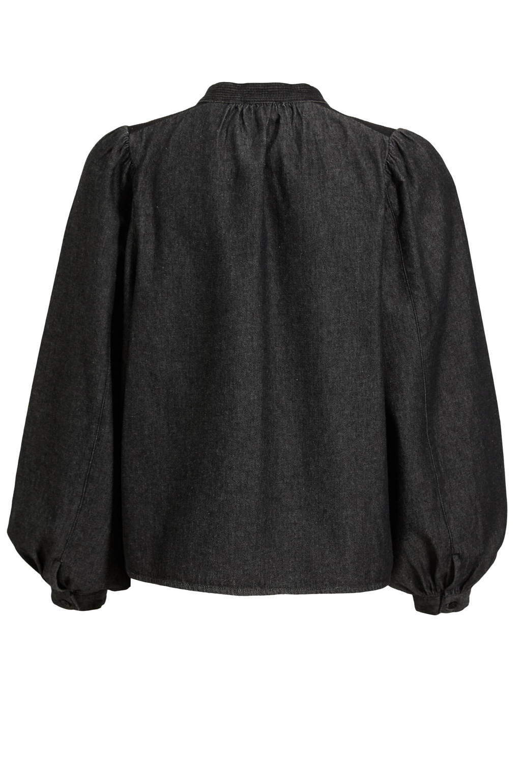 Me & My Monkey blouse Robin chambray grijs