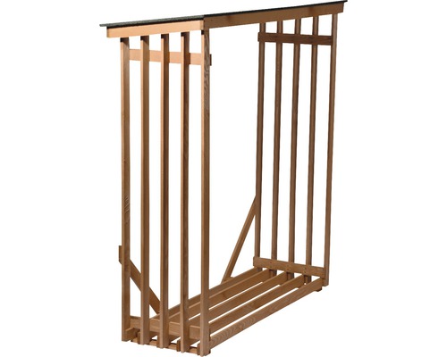 Brandhoutopslag dobar 140 x 50 x 143 cm bruin geglazuurd