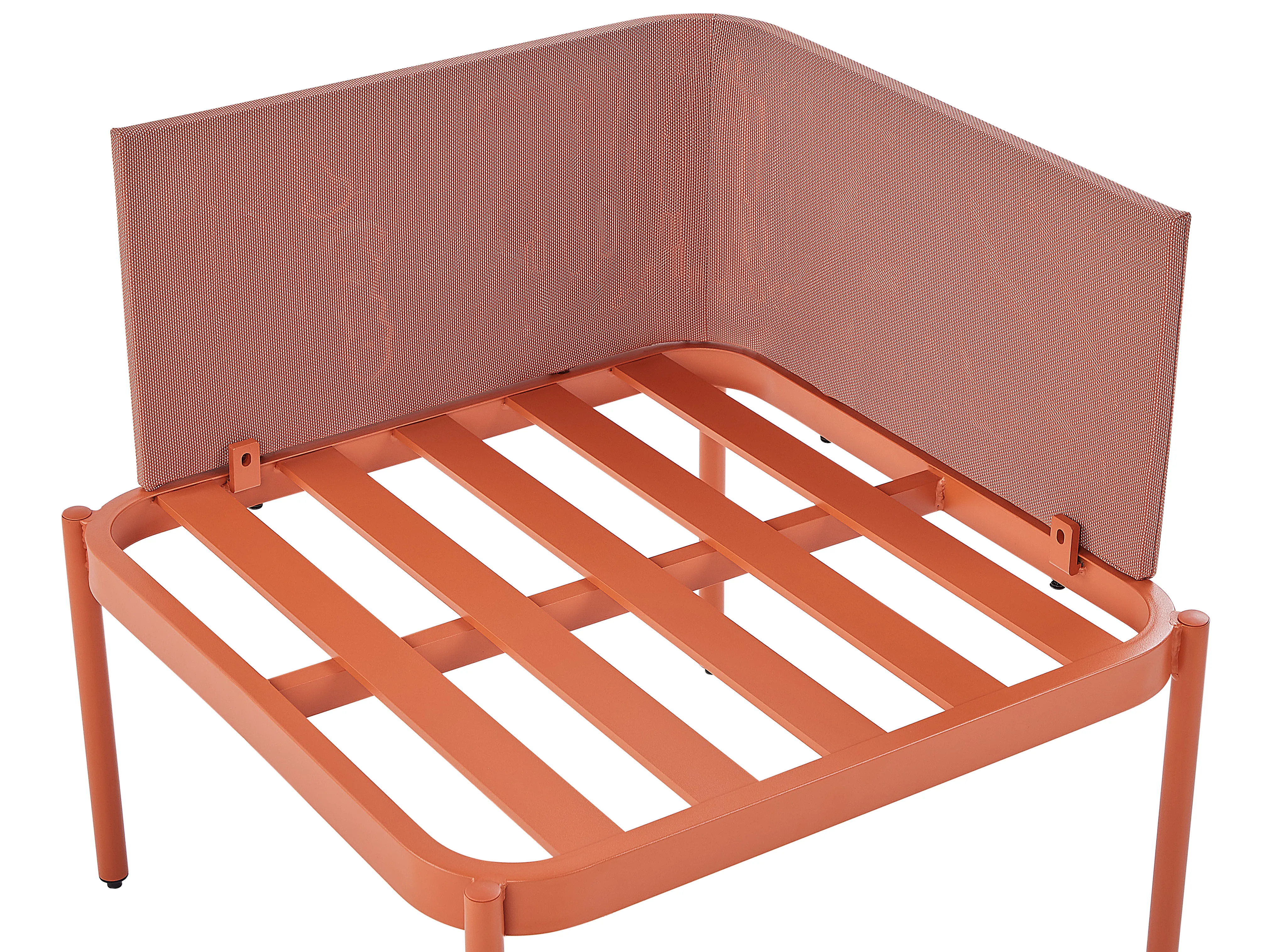 Loungeset met tafel 2-zits TERRACINA Metaal Oranje