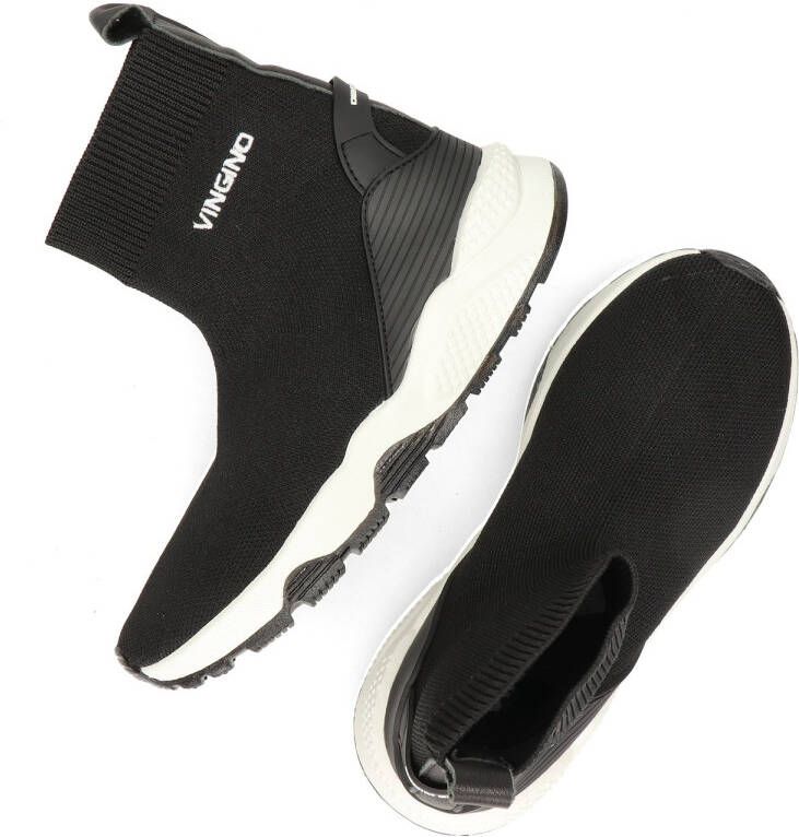 VINGINO Gino sock sneakers zwart Jongens Textiel 31